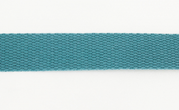 Gurtband Baumwolle 25mm gedecktes mint (1 m)